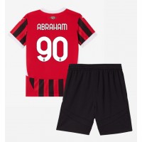 AC Milan Tammy Abraham #90 Fußballbekleidung Heimtrikot Kinder 2024-25 Kurzarm (+ kurze hosen)